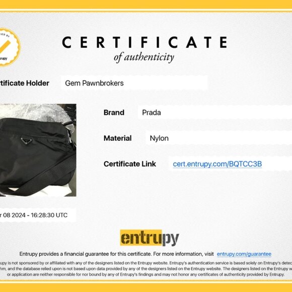 Prada Re-Nylon Messenger Bag Crossbody Unisex 1BC421 - Black - Picture 3 of 15